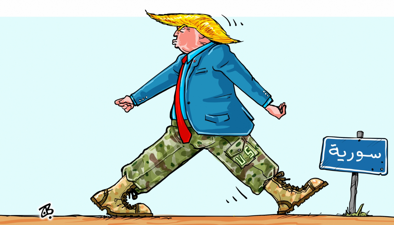 کاریکاتور/ خروج آمریکا از سوریه