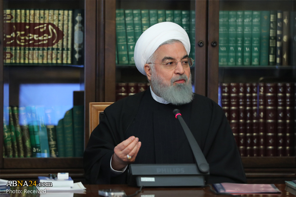 روحانی: آمریکا در جنگ سیاسی، روانی، اقتصادی و حقوقی قطعاً شکست خورده است  
