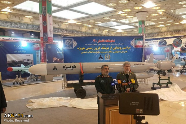 موشک کروز برد بلند زمینی «هویزه» رونمایی شد