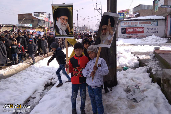 عکس خبری/ راهپیمایی ۲۲ بهمن و جشن چهل سالگی انقلاب در کشمیر