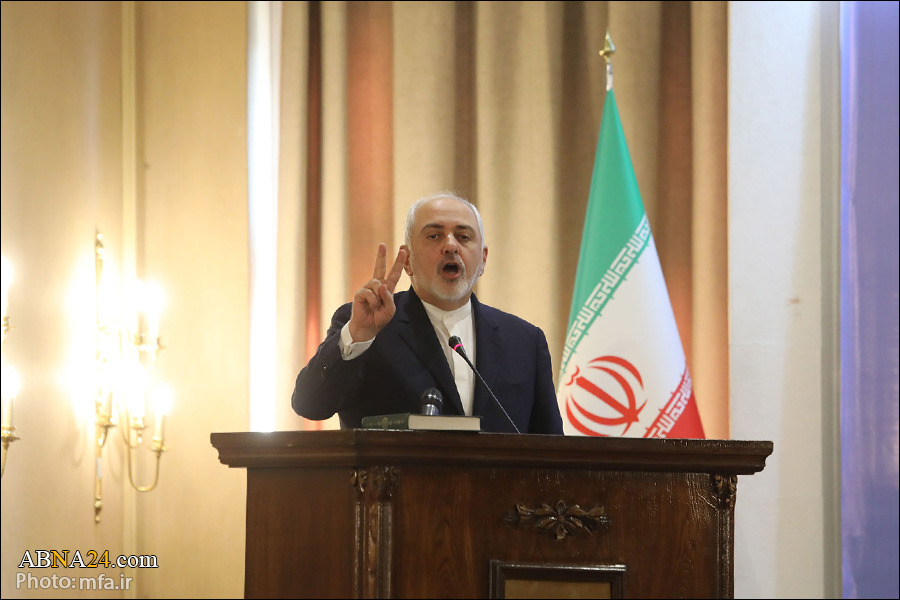 ظریف: ما به مقاومت عراق، سوریه، لبنان و فلسطین افتخار می کنیم