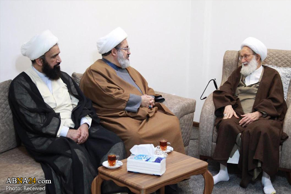دیدار معاون دبیرکل نُجَباء با آیت الله شیخ عیسی قاسم