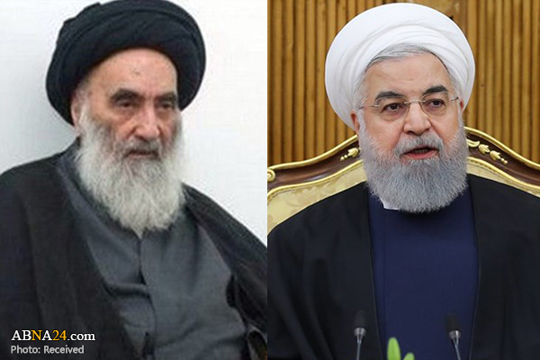 روحانی با آیت الله سیستانی دیدار می‌کند