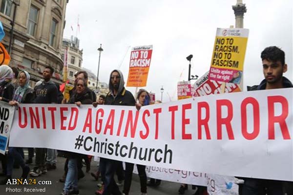 تظاهرات انگلیسی‌ها علیه اسلام هراسی در لندن 