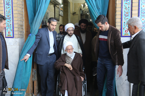 شیخ عیسی قاسم به مسجد مقدس جمکران مشرف شد + تصاویر