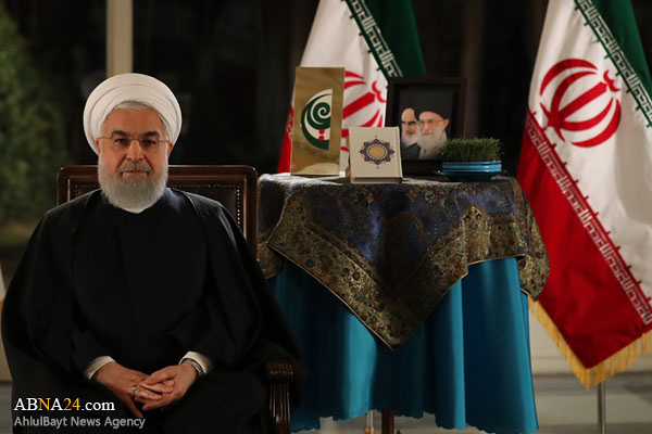 فیلم/ پیام نوروزی رئیس جمهوری اسلامی ایران به مناسبت حلول سال ۱۳۹۸