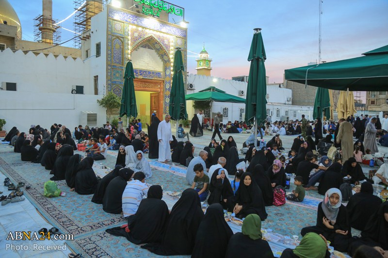 پذیرایی حرم امامین عسکریین(ع) از مهمانان ماه خدا + تصاویر