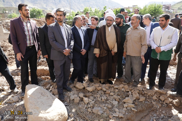 بازدید تولیت آستان قدس رضوی از مناطق سیل‌زده شهرستان کلات