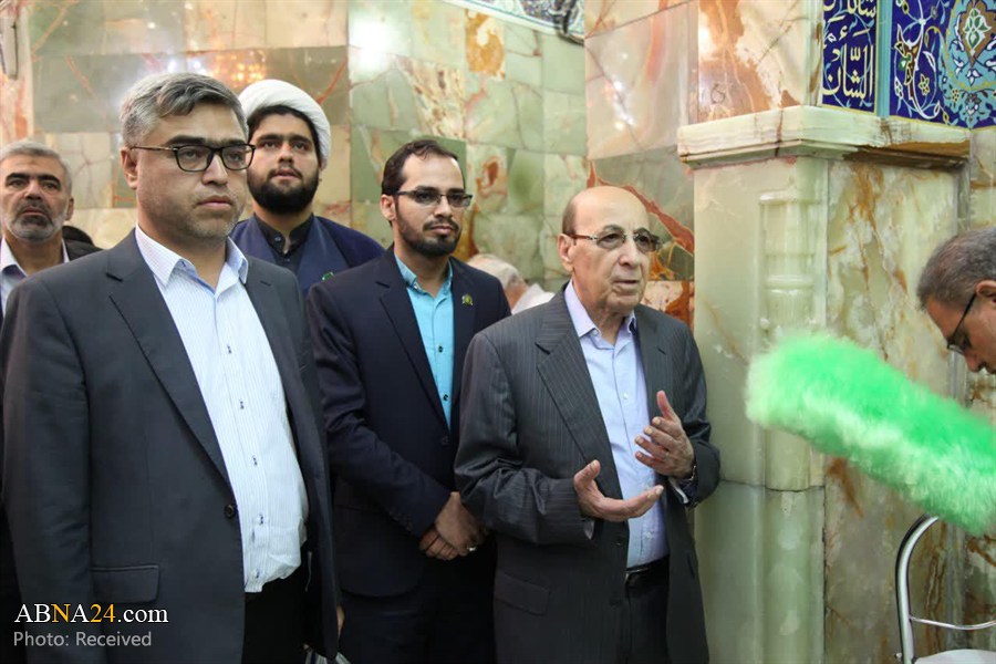 تشرف تولیت حرم حضرت زینب(س) به حرم مطهر حضرت معصومه(س) + تصاویر