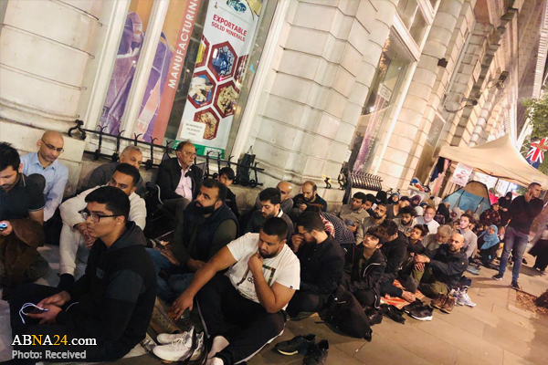 ادامه تحصن مقابل سفارت نیجریه در لندن در حمايت از شيخ زکزکی + عکس