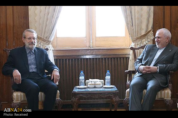 دکتر لاریجانی خطاب به ظریف: شما نماد ورزیدگی و سختکوشی دیپلماسی ایران هستید