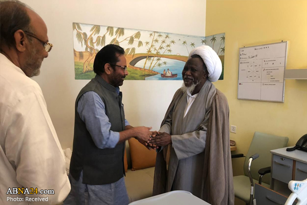 وزیر شیعه دولت هند با شیخ زکزکی دیدار کرد + عکس