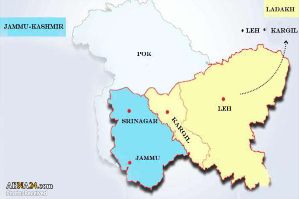 تقسیم ایالت جامو و کشمیر به دو منطقه