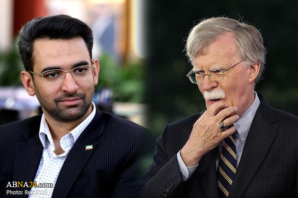 پاسخ طعنه‌آمیز آذری جهرمی به انتقاد بولتون + تصویر