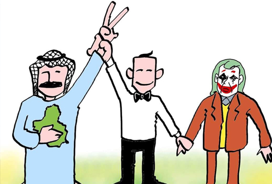 کاریکاتور/ پیروزی مردم عراق بر جوکر آمریکایی
