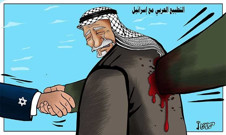 کاریکاتور/ قربانی شدن آرمان فلسطین در روند عادی‌سازی روابط اعراب با اسرائیل