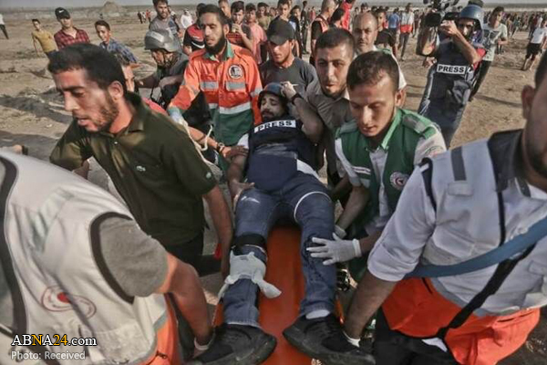 زخمی شدن ۳۰ فلسطینی در راهپیمایی بازگشت 