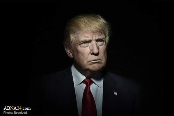 ترامپ پیامی توئیتری با عکسی از پرچم آمریکا منتشر کرد
