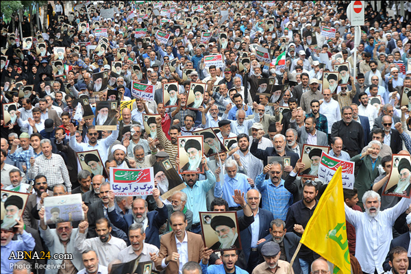 راهپیمایی ملت ایران بعد از نماز جمعه برای محکومیت جنایت اخیر آمریکا
