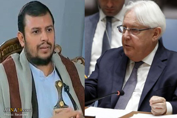 گفت‌وگوی گریفیث و رهبر انصارالله درباره تلاش‌های صلح و تبادل اسیران
