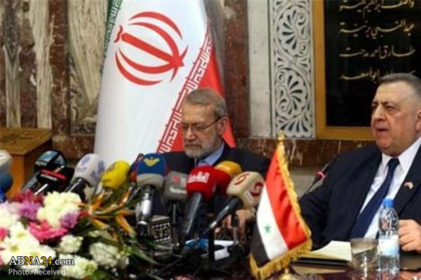 لاریجانی: آمریکا پشت صحنه کمک‌ به تروریسم در منطقه است/ موضع سوریه درقبال معامله قرن مترقی است