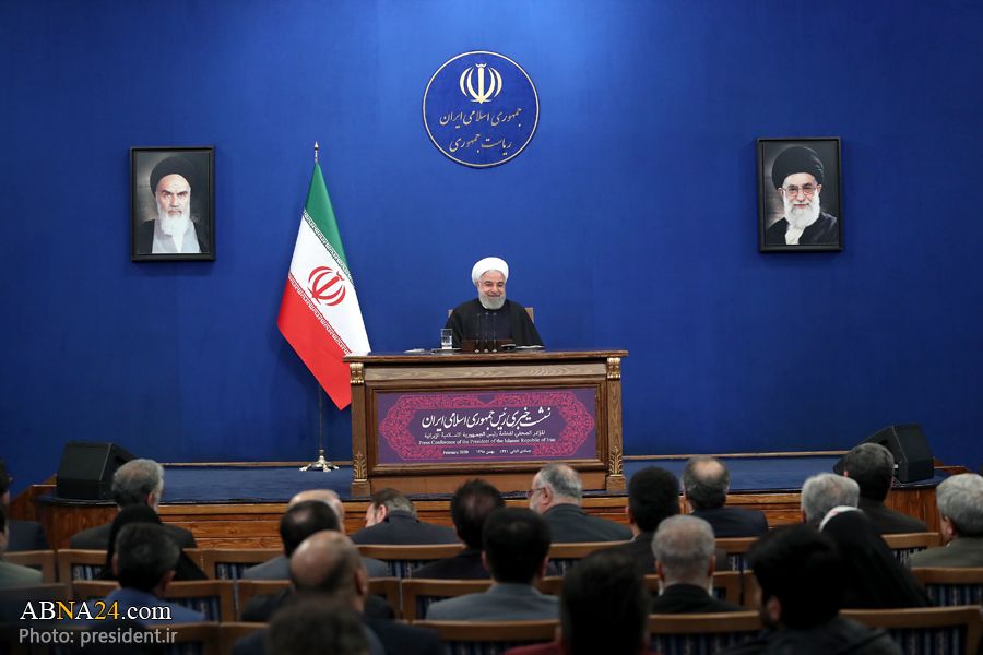 روحانی: استعفا را قویا تکذیب می کنم و تا ساعت آخر خواهم ماند/ اساس انقلاب بر مبنای یک انتخاب بود و جمهوری اسلامی ایران، محصول انتخابات است/ انتخابات پرشور و حداکثری به نفع همه ماست و آمریکایی‌ها را ناراحت می‌کند