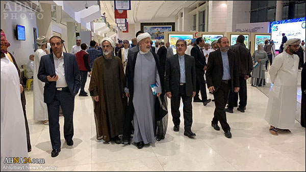 بازدید "سفیر ایران در عمان" از غرفه مجمع جهانی اهل بیت(ع) و غرفه های ایرانی نمایشگاه مسقط/ نوری شاهرودی: غرفه انتشارات مجمع تنوع خوبی دارد + تصاویر