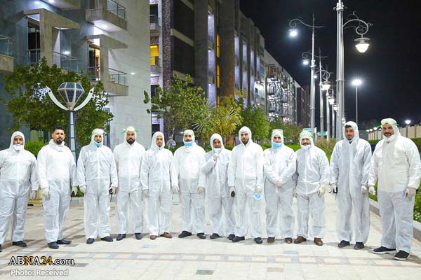 تبدیل مکان اقامت زائرین اربعین کربلا به محل قرنطینه افراد مشکوک به کرونا + عکس