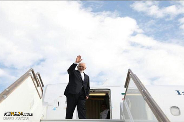 ظریف وارد دمشق شد
