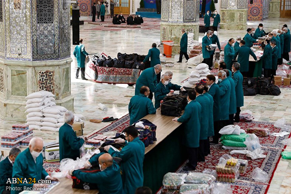 رزمایش مهربانانه خادمین علی ابن موسی‌الرضا(ع) + عکس
