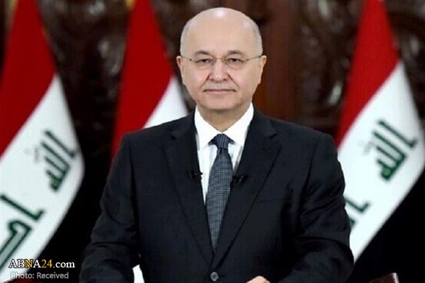 تاکید رئیس جمهور عراق بر بر لزوم گسترش همکاری با ایران