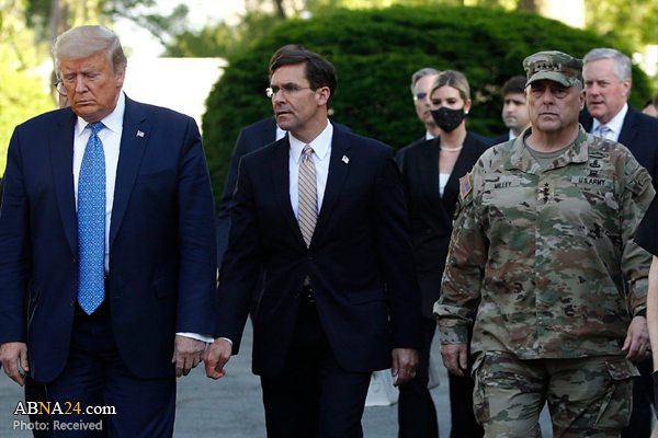 ابراز ندامت رئیس ستاد مشترک ارتش آمریکا از همراهی با ترامپ
