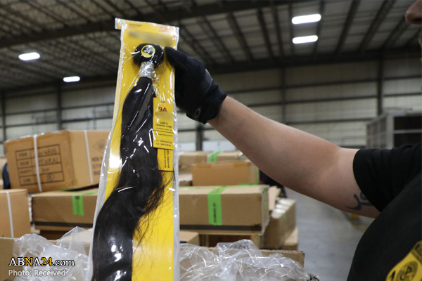 توقیف ۱۳ تُن کلاه‌گیس ساخته شده از موی اویغورهای زندانی + تصاویر