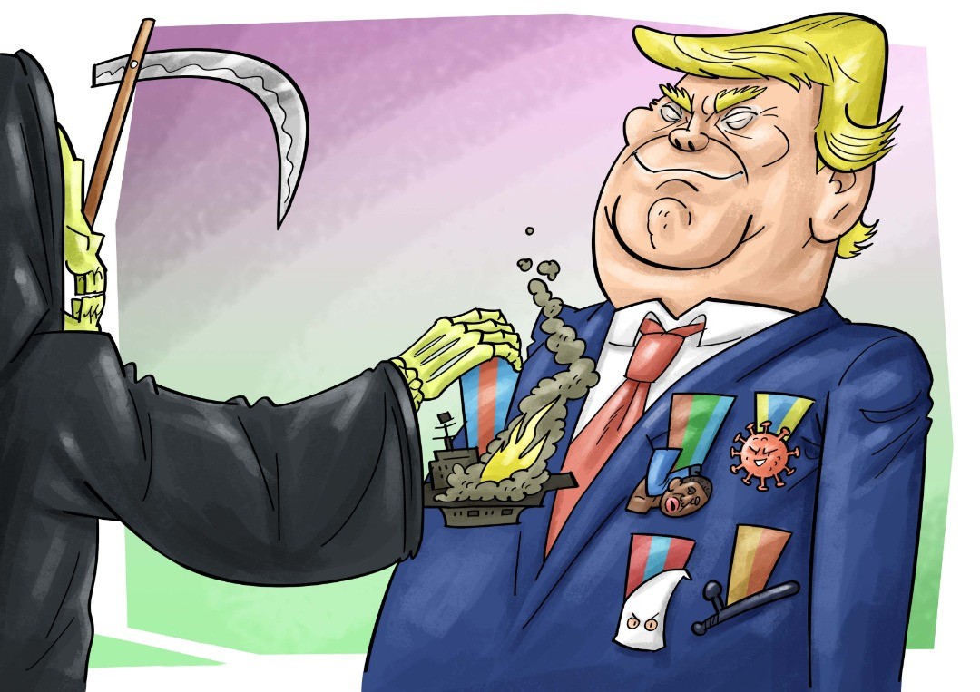 کاریکاتور/ مدال‌های ترامپ