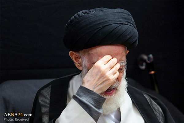 برگزاری مجلس عزاداری روزهای پایانی ماه صفر در دفتر آیت الله شبیری زنجانی


