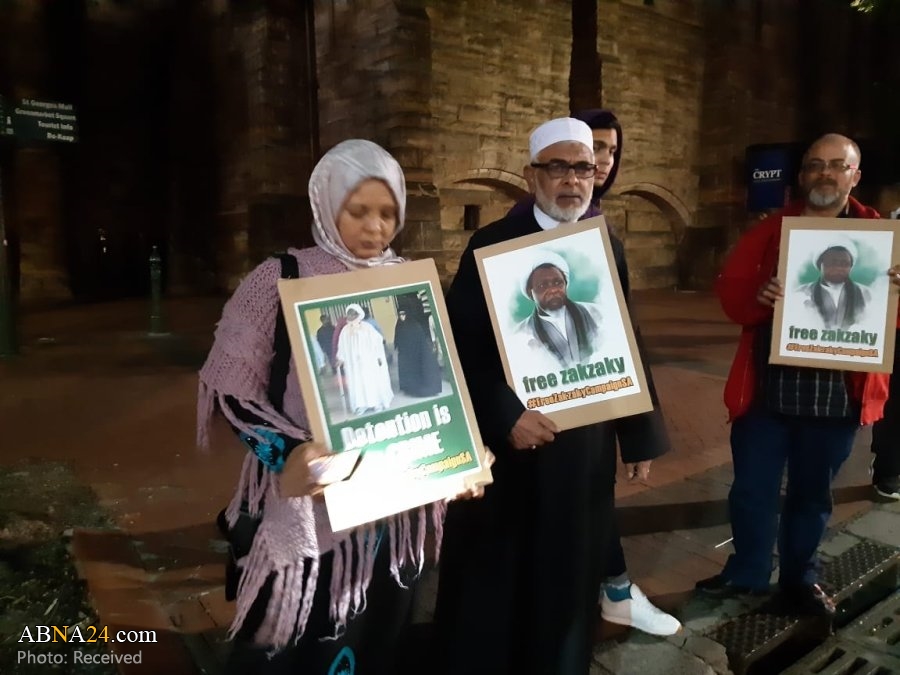 تجمع در اعتراض به ادامه بازداشت شیخ زاکزاکی در "کیپ تاون" + عکس