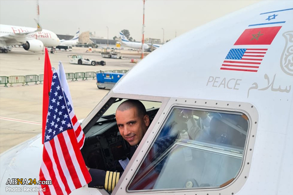 فرود هواپیمای اسرائیلی در مراکش + عکس