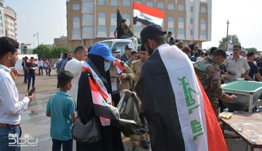 کشته شدن ۲ غیرنظامی در تظاهرات در ذی قار عراق