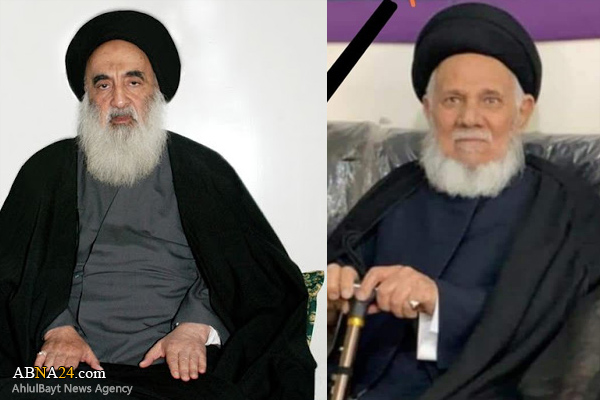 پیام تسلیت آیت‌ الله سیستانی در پی درگذشت علامه سید علی عبدالحکیم صافی

