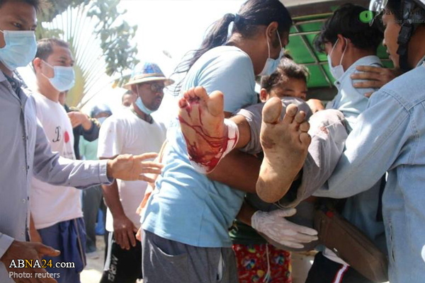  ۱۸ نفر در راهپیمایی ضد کودتای نظامی در میانمار کشته شدند