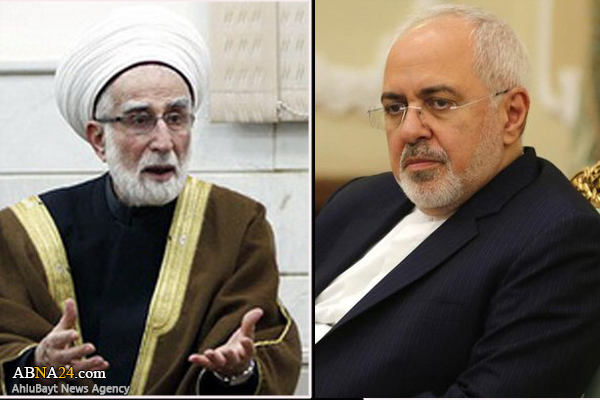 ظریف: علامه الزین از مریدان بنیانگذار کبیر انقلاب اسلامی بود