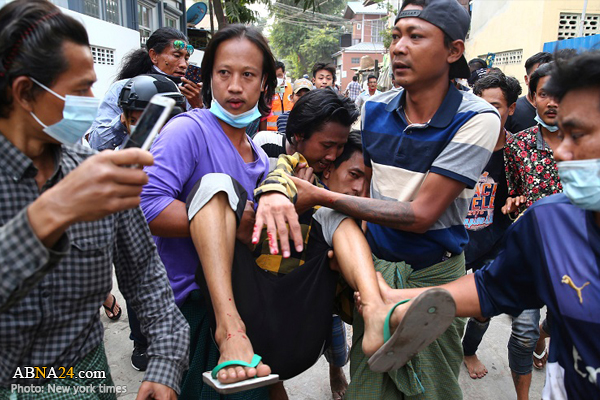 کشتار ۸۰ نفر در سرکوب تظاهرات ضدکودتا در میانمار
