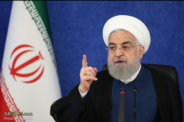دکتر روحانی: هرچه داریم از هدایت رهبری و مقاومت ملت است/ تا پایان این دولت کمر تحریم و کرونا را می‌شکنیم