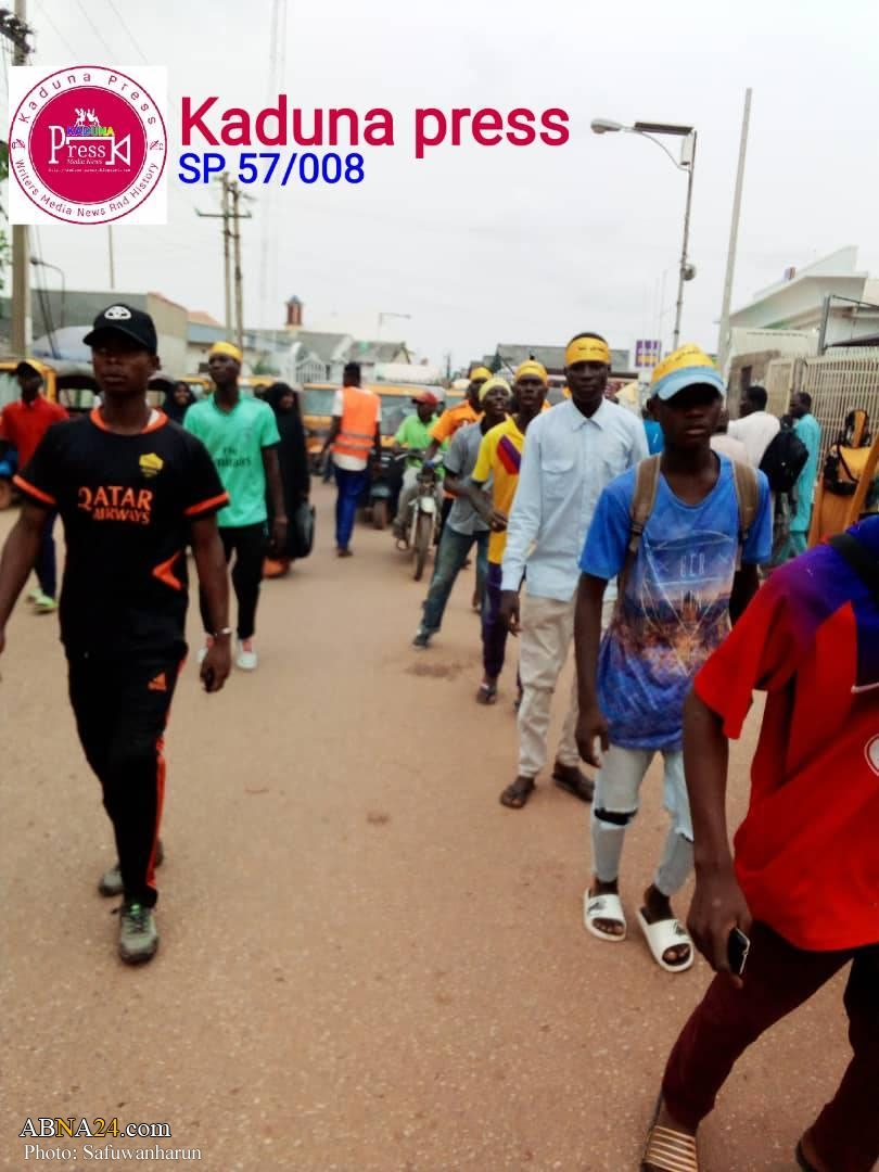 گزارش تصویری/ تظاهرات حمایت از شیخ زاکزاکی در شهر کادونا نیجریه