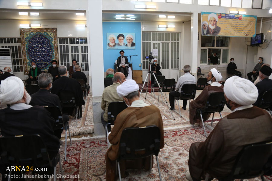 مراسم سوگواری شهادت امام جواد(ع) در بیت آیت‌الله فاضل لنکرانی برگزار شد + تصاویر