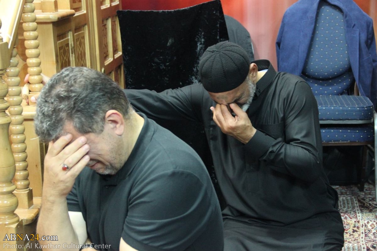 گزارش تصویری/ مراسم عزاداری شب عاشورا در بنیاد فرهنگی الکوثر لاهه