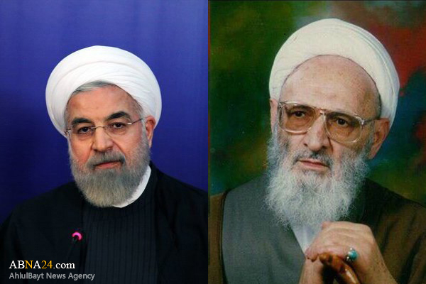 پیام تسلیت دکتر روحانی به مناسبت ارتحال علامه حسن‌زاده