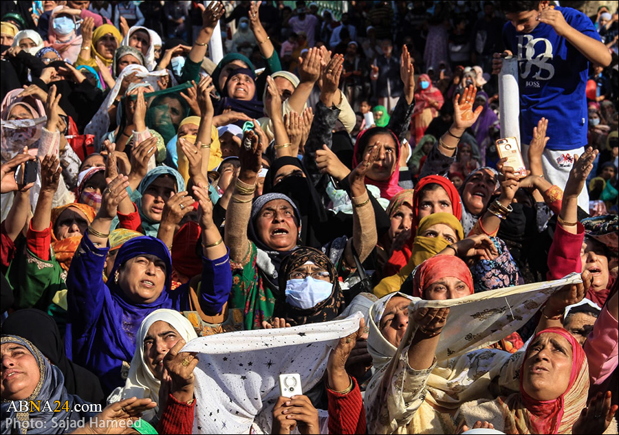 مراسم گرامیداشت ولادت پیامبر(ص) در زیارتگاه حضرت‌بال کشمیر + عکس