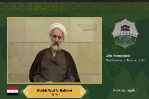 شیخ نبیل حلباوی: وحدت مسیر تحقق عزت، کرامت و سعادتمندی است

