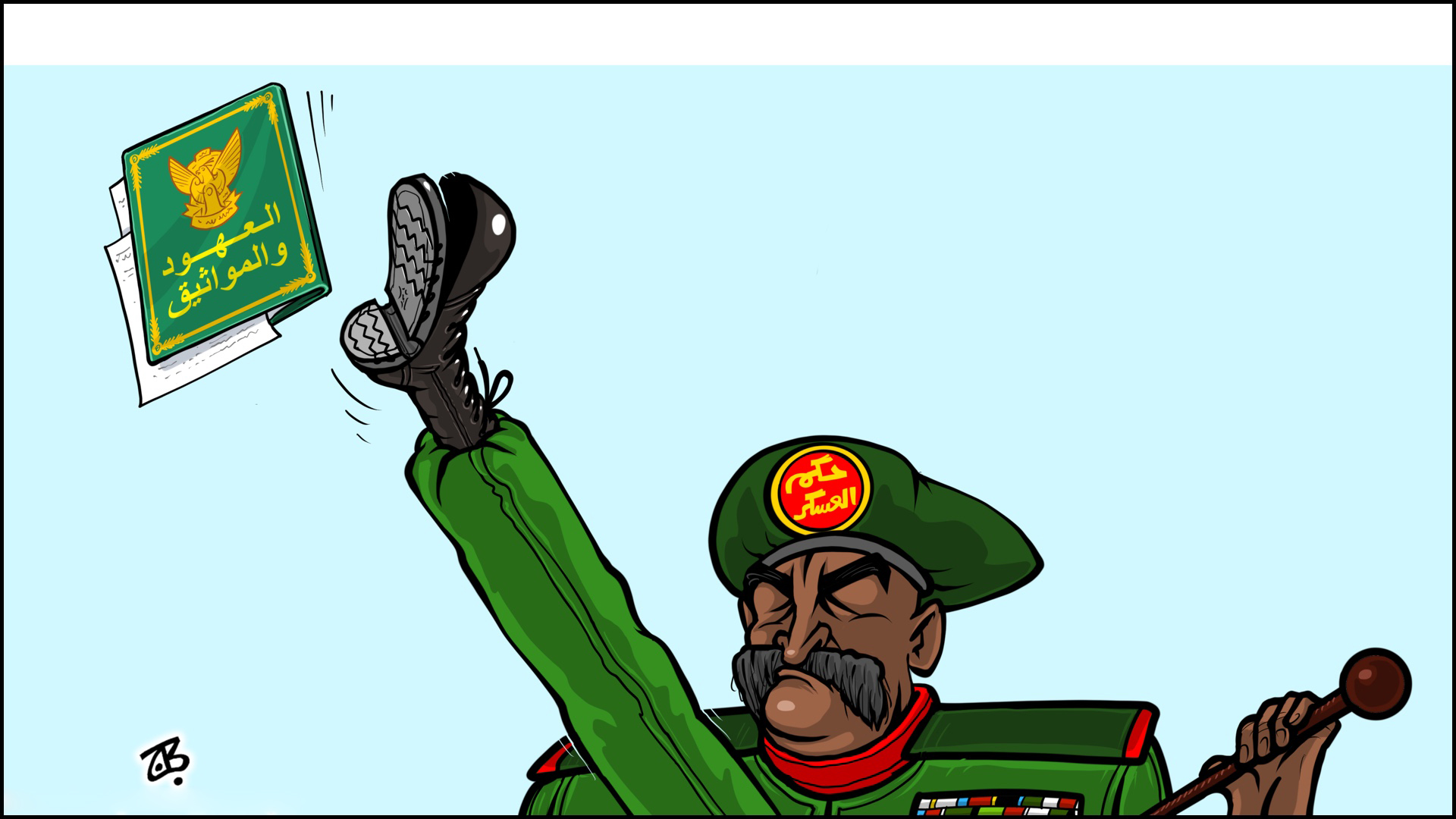 کاریکاتور/ کودتا در سودان